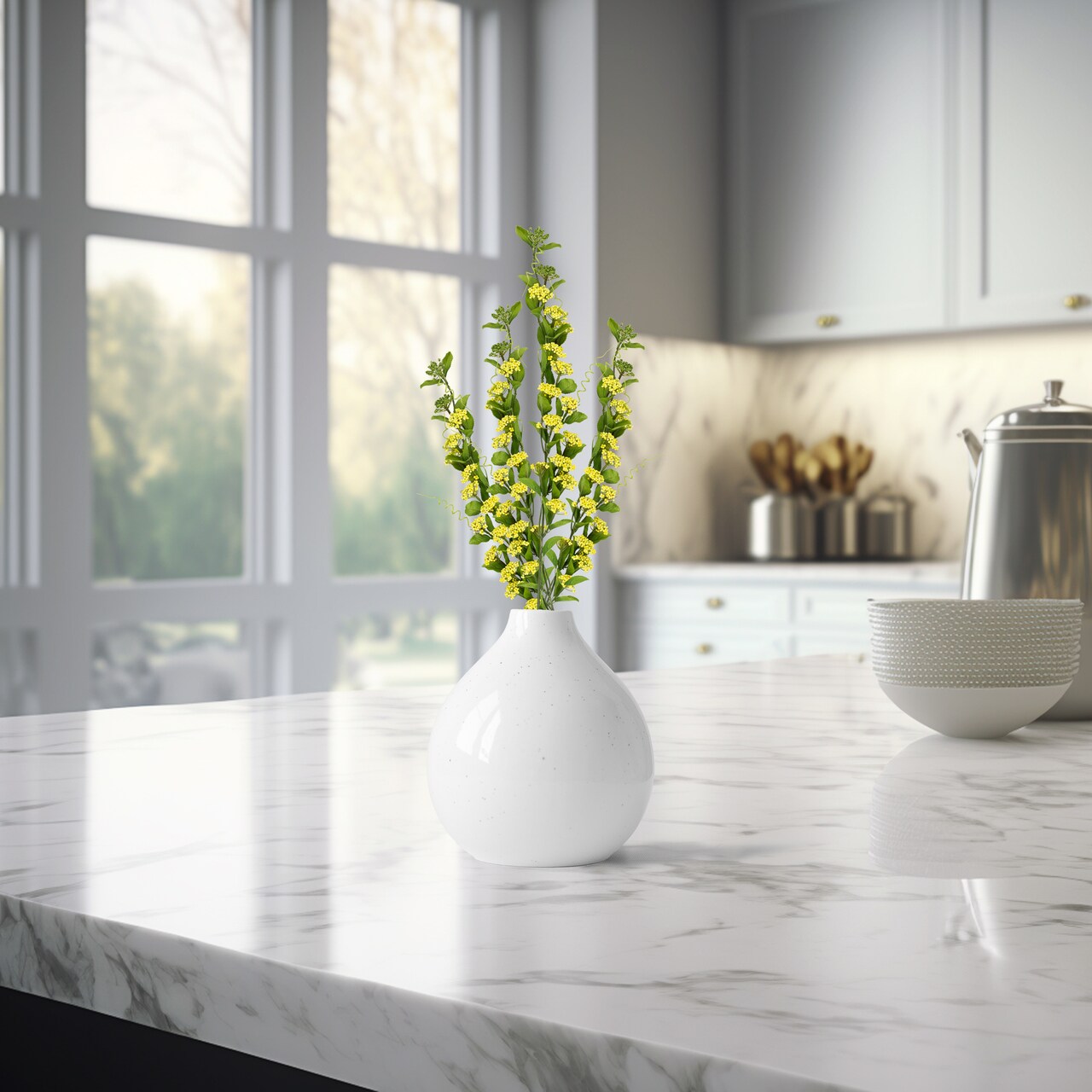 Allstate Two-Tone Vara Berry Artificial Floral Spray - 36" - Yellow